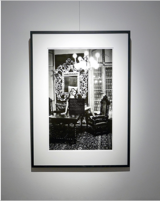 Helmut Newton CHARLOTTE RAMPLING at the Hotel Nord Arles France 1973